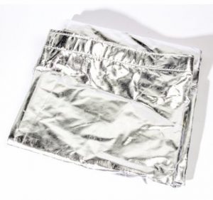 SILVER LAME 12X12 FT