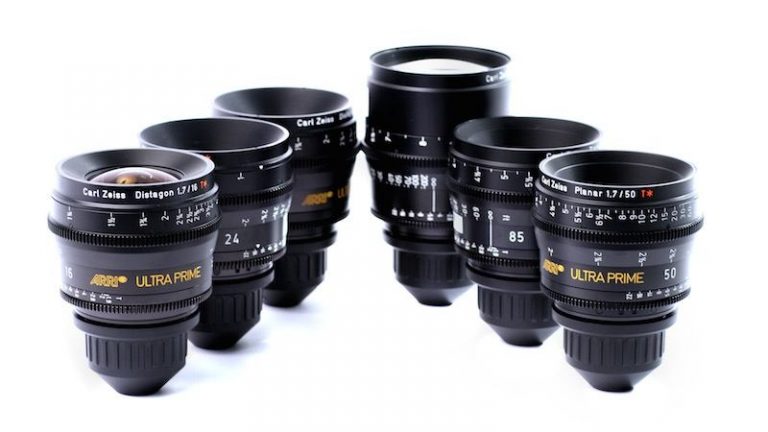 ARRI Ultra Prime PL mount lens set